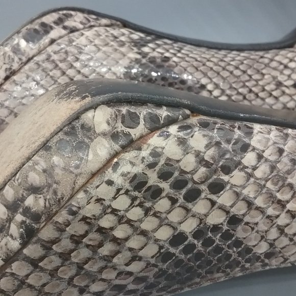Stuart Weitzman Snake Print Platform Pumps - Picture 11 of 15